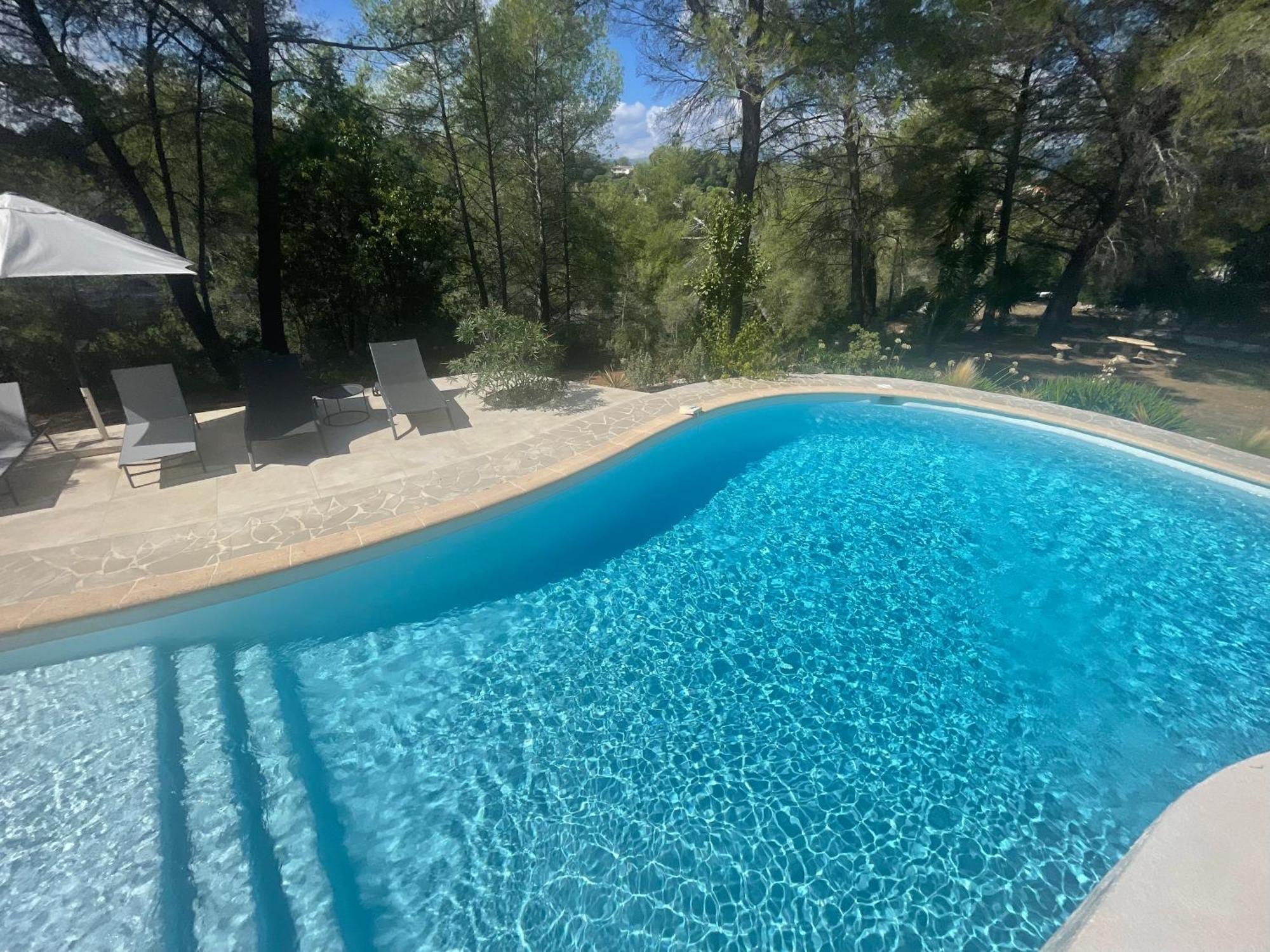 La Villa Des Carriers- Maison Avec Piscine Proche Mer Roquefort Les Pins Ngoại thất bức ảnh