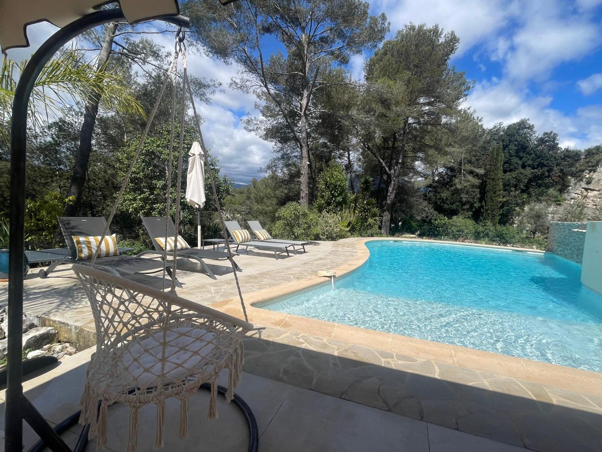 La Villa Des Carriers- Maison Avec Piscine Proche Mer Roquefort Les Pins Ngoại thất bức ảnh