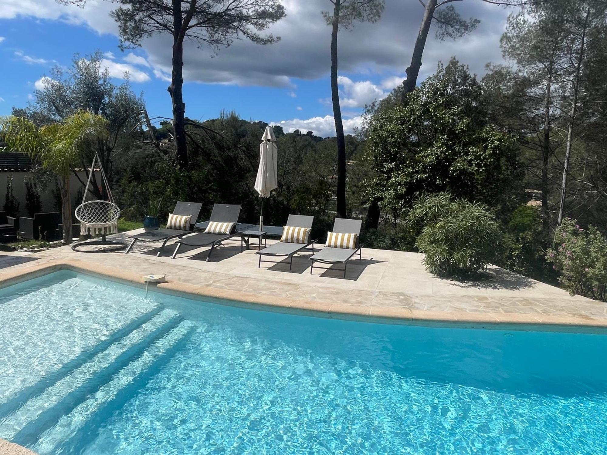 La Villa Des Carriers- Maison Avec Piscine Proche Mer Roquefort Les Pins Ngoại thất bức ảnh